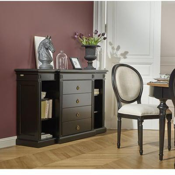 Console 4 tiroirs 6 niches en pin VINCENT