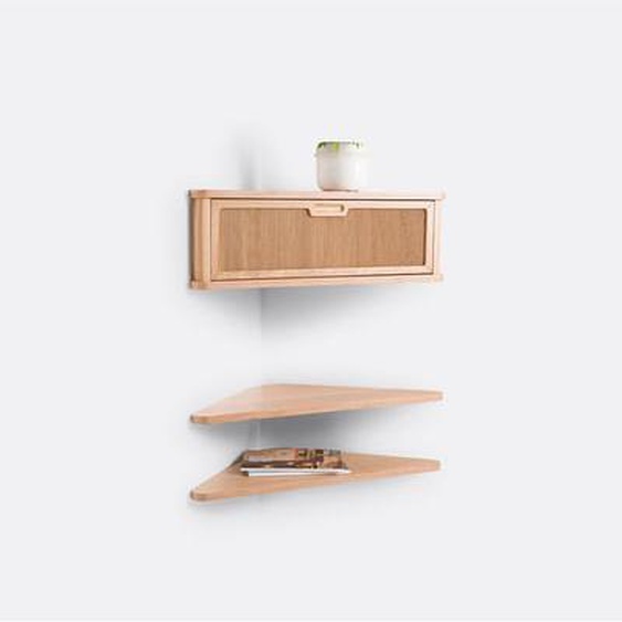 Console dangle avec 2 étagères Tarubia