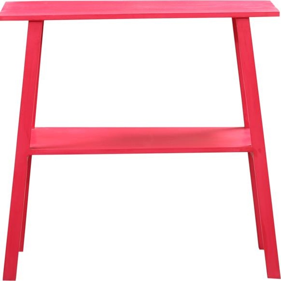 Console décorative scandinave buffet Japandi 90cm rose