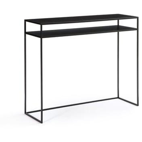 Console double plateau en métal acier, Hiba