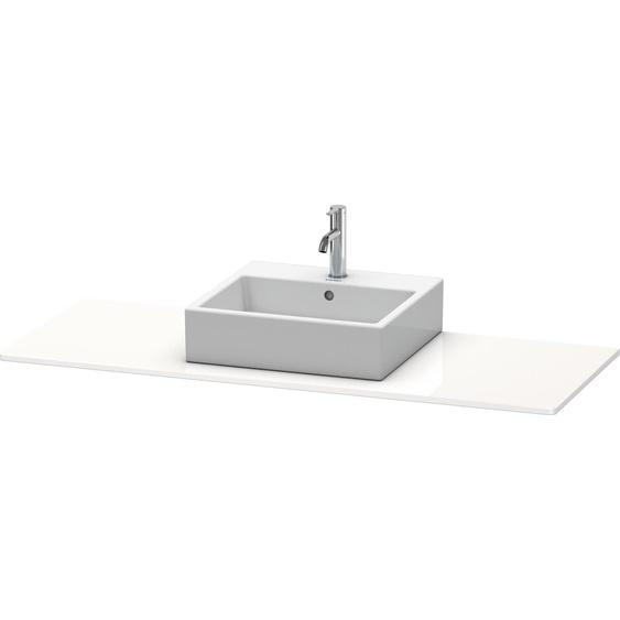 Console Duravit XSquare, 1 découpe à gauche, 1400x16x550mm, XS060GL4040