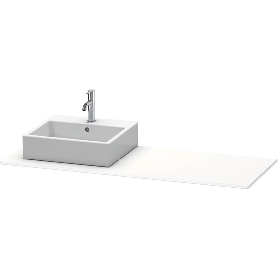 Console Duravit XSquare, 1 découpe à gauche, 1400x16x550mm, XS060GL8484