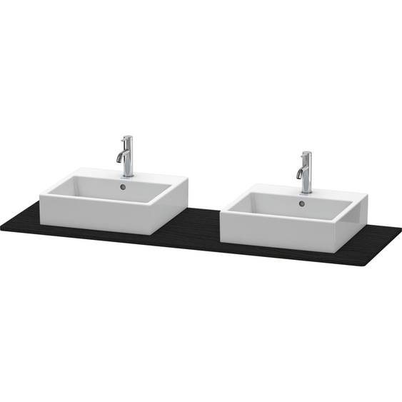Console Duravit XSquare, 2 découpes, 1600x16x550mm, XS063HB1616