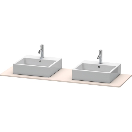 Console Duravit XSquare, 2 découpes, 1600x16x550mm, XS063HB8383
