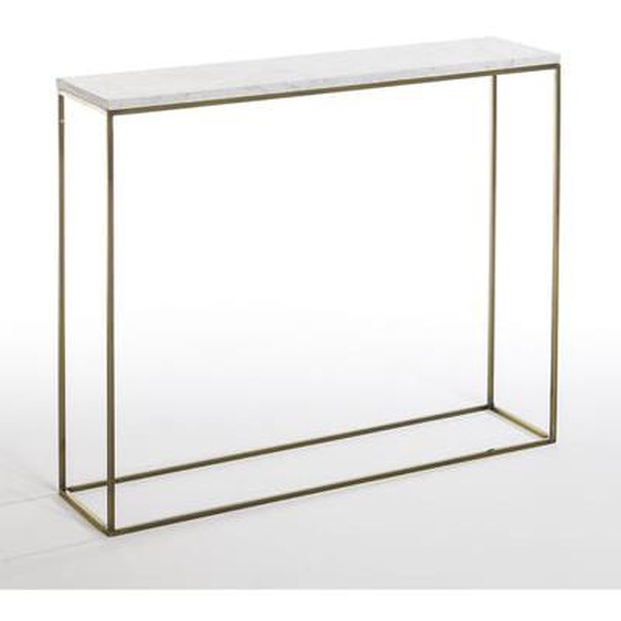 Console effet laiton vieilli/marbre, Mahaut