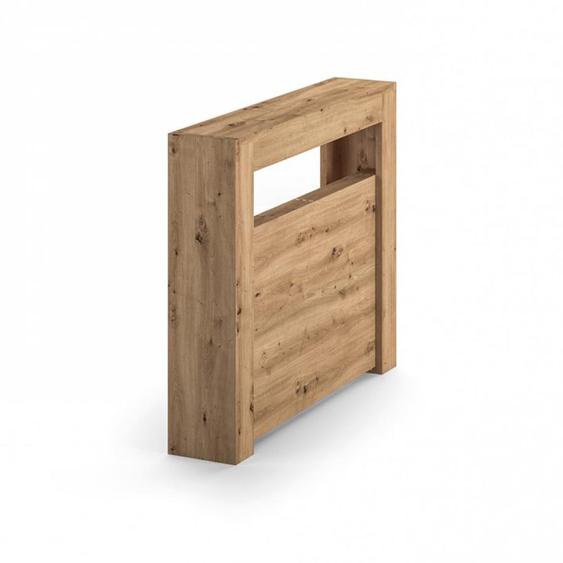 Console extensible ultra comptact SLIMMY Eco bois ancien antique