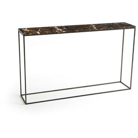 Console marbre ambré/métal acier L125 cm Ambrette