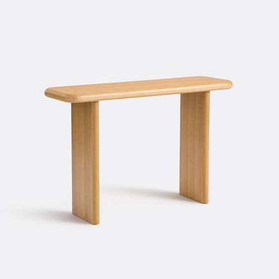 Console plaquée chêne, Curva