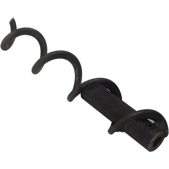 Convoyeur à vis 200-600 mm en acier noir pour poêle à pellets