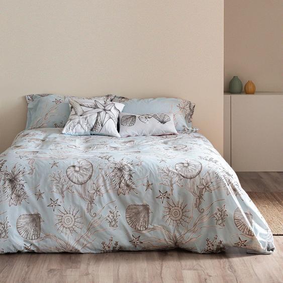 Coral reef Housse de couette 240 x 220 cm 100% coton Fabriqué en Europe