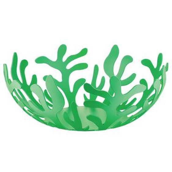 Corbeille à fruits - Ø25 cm - Mediterraneo en acier vert
