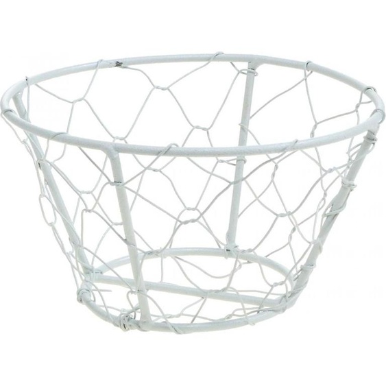 Corbeille en fil métallique Décoration vintage Corbeille en métal Shabby Chic