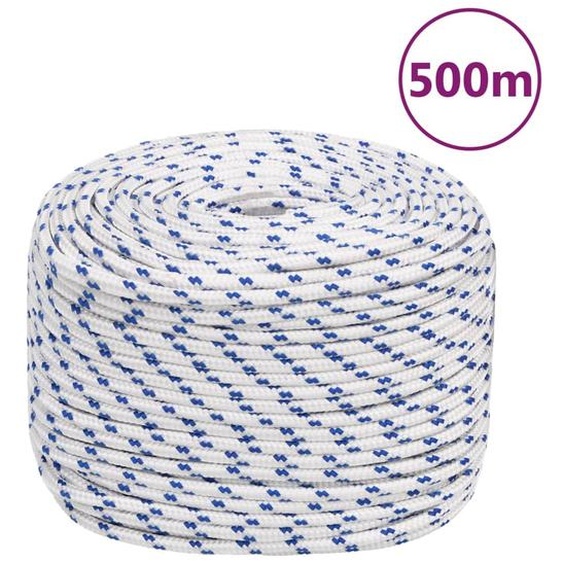 Corde de bateau Blanc 10 mm 500 m Polypropylène