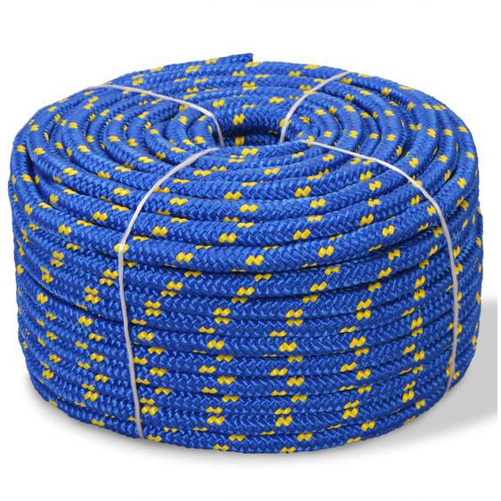 Corde de bateau Polypropylène 14 mm 250 m Bleu