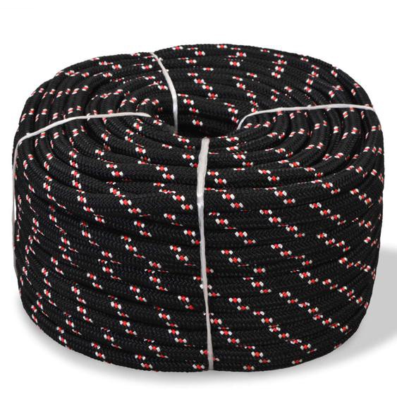 Corde de bateau Polypropylène 16 mm 250 m Noir
