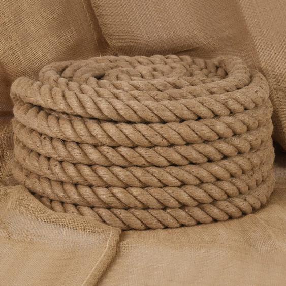 Corde de jute 10 m de long 60 mm dépaisseur