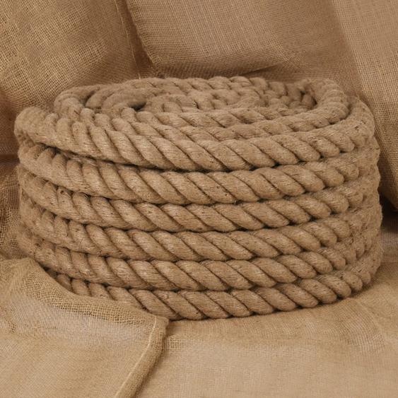 Corde de jute 25 m de long 40 mm dépaisseur
