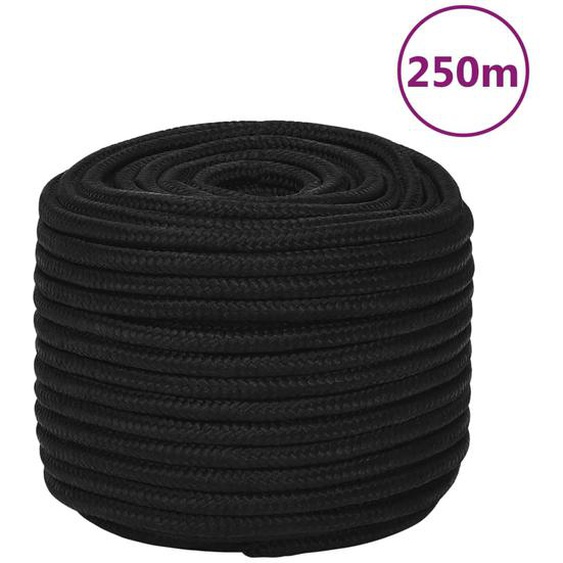Corde de travail Noir 14 mm 250 m Polyester