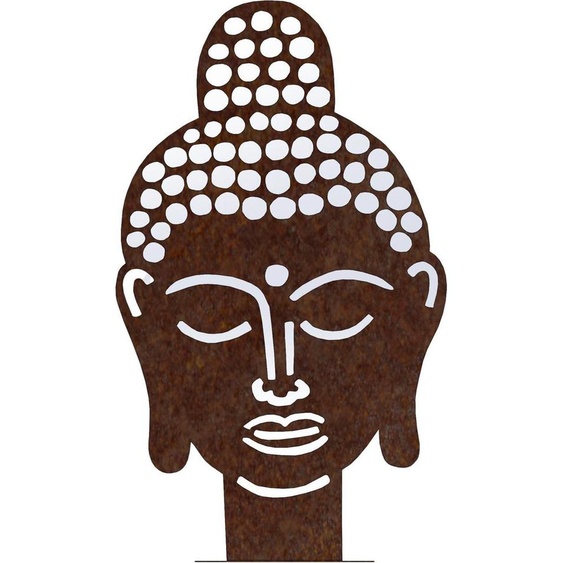 CORGARDEN Décoration de jardin Bouddha 70 x 42 cm, corten CORGARDEN 1062