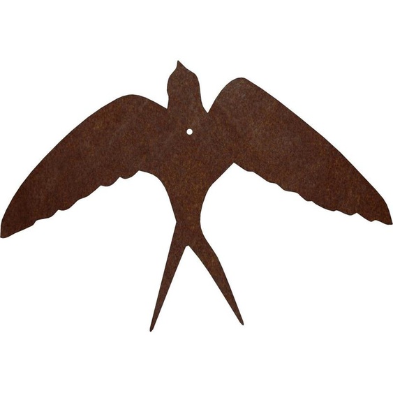 CORGARDEN Décoration de jardin hirondelle en vol 30 x 22 cm, corten CORGARDEN 1050