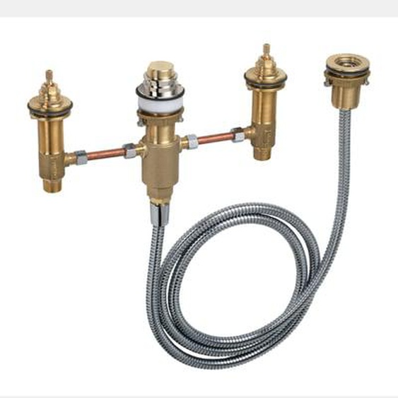 Corps dencastrement pour mélangeur 4 trous de baignoire HANSGROHE