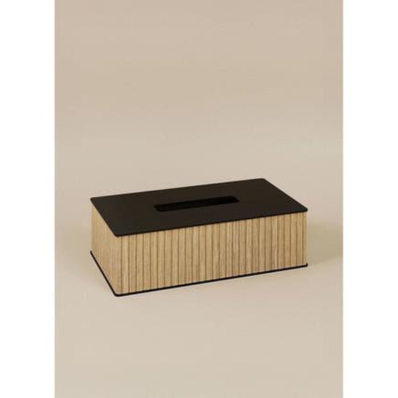 Boîte À Mouchoirs Noir Eda