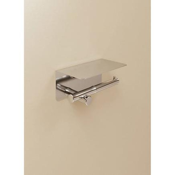 Porte-rouleau Avec Couvercle Chrome Eda