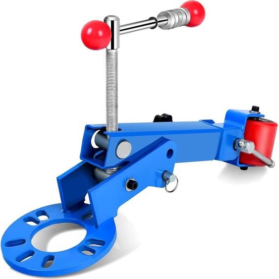 COSTWAY Outil à border Rouleau à border, Outil à border pour aile de voiture/camion/camion, Outil à border professionnel Rouleau pour pare-boue, Rouleau pour aile avec bras réglable, Rouleau métallique pour voiture, Outil Fender Universial