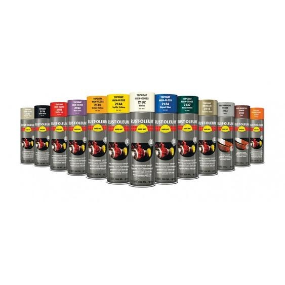 Couche de finition Hard Hat Ral-couleurs blanc pur RAL 9010 500ml - RUST-OLEUM - 2192