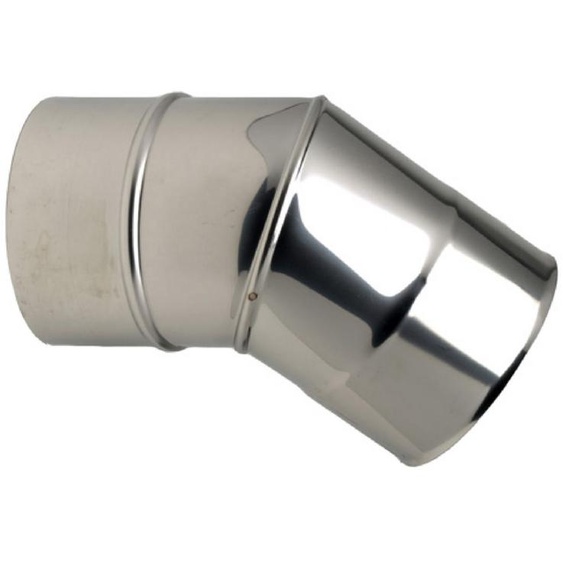 Coude 45° 2 parties inox 304 D153 TEN 264153