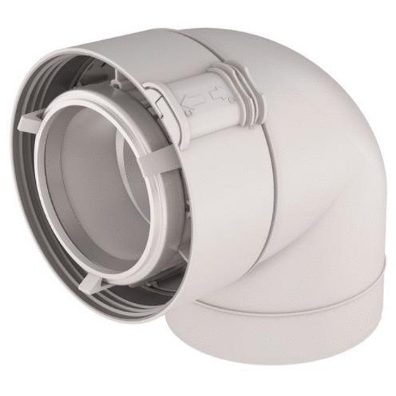 Coude 90° Rolux condensation 80/125 PPTL/PVC - UBBINK - 229520