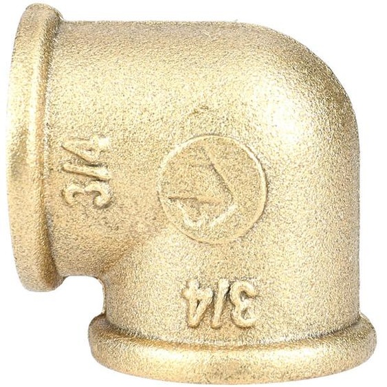 Coude double femelle 15x21 laiton - GARIS - D23003B