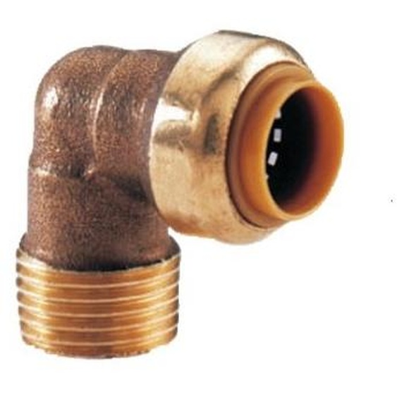 Coude égal 90° TECTITE CLASSIC mâle à visser D14 1/2 COMAP T092G1412