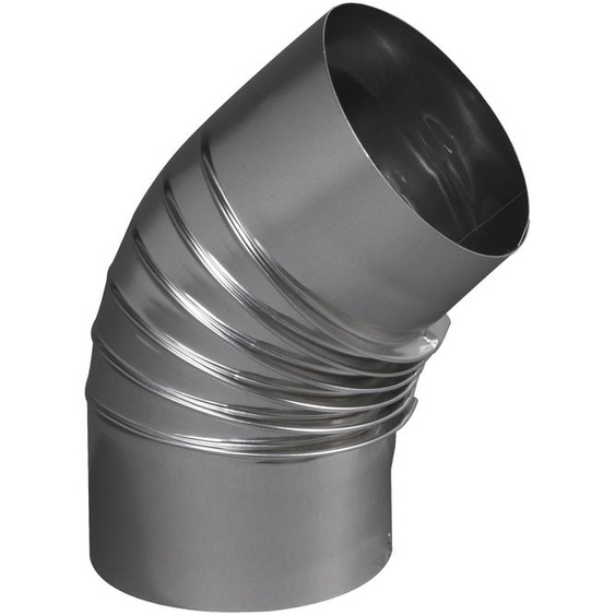 Coude plissé 45 ° TEN aluminium