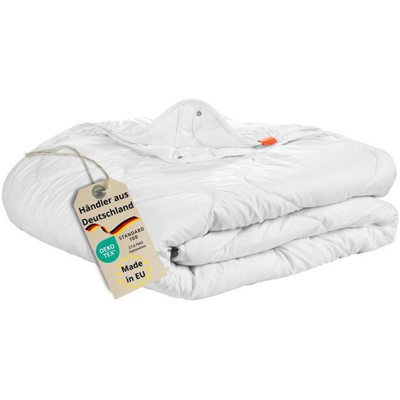 Couette 220 x 240 cm, couette 4 saisons, 100% microfibres, convient aux personnes allergiques, sleepling Basic 100