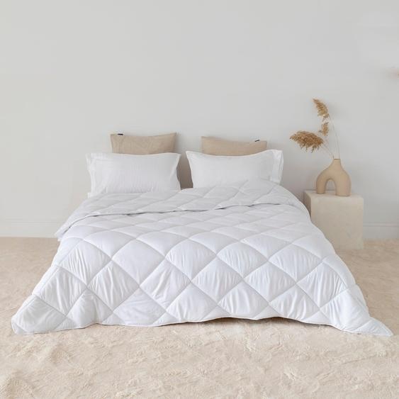 Couette 450 gr 240 x 220 cm 100 % microfibre (extérieur) 100 % polyester (garnissage) Fabriqué en Europe