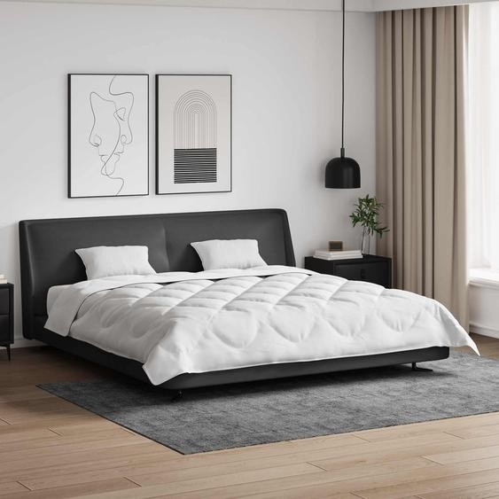 Couette avec oreiller 3 pcs Blanc Microfibre