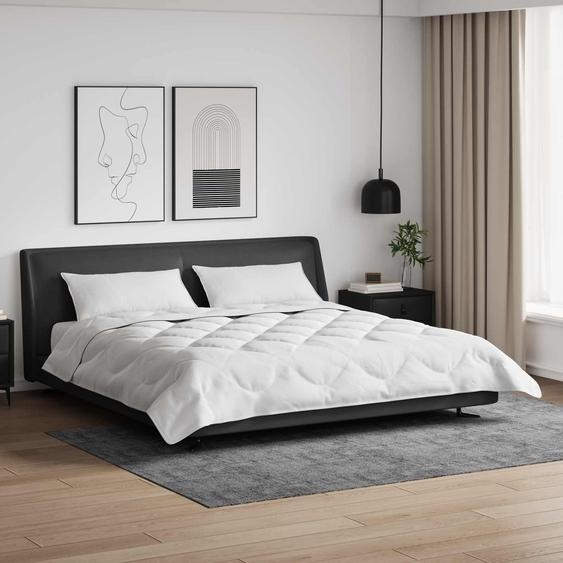 Couette avec oreiller 3 pcs Blanc Microfibre