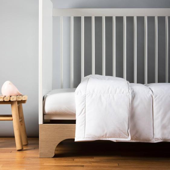 Couette Bébé Lanaï En Duvet Et Plumes Blanc