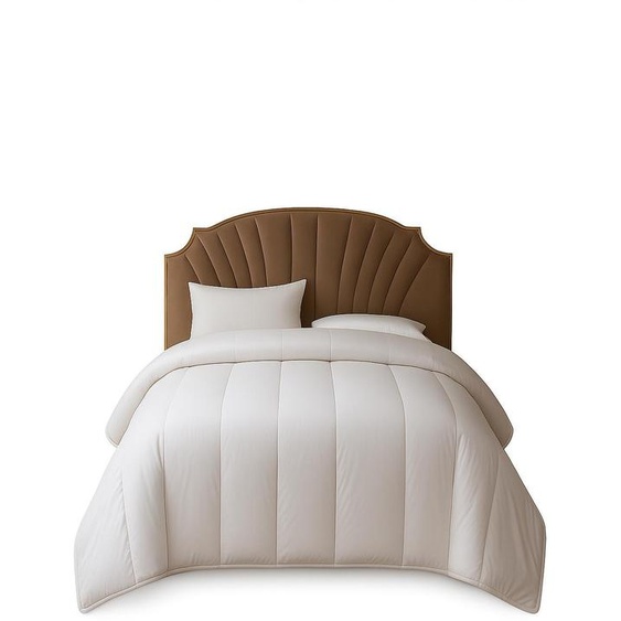 Couette Chaude Blanche Coton - 2 personnes 240 x 280 - spécial grand lit - 12956