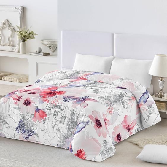 Couette coton imprimé Fleurs 200 g/m² -