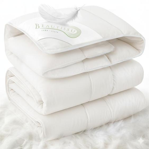 Couette dhiver Beautissu 135 x 200 cm, 100 % duvet et plumes