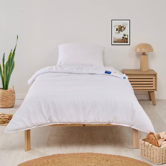 Couette Enfant Été Légère Anti-acariens Antiodeurs Blanc