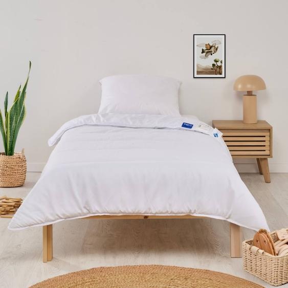 Couette Enfant Été Légère Anti-acariens Blanc
