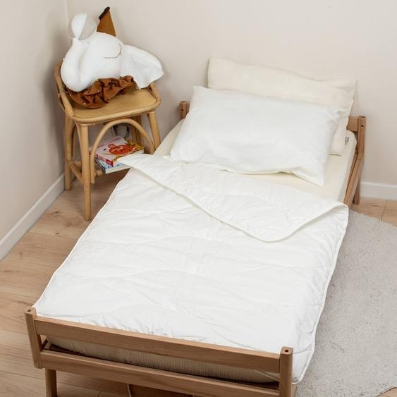 Couette Enfant Tempérée En Coton Made In France Blanc
