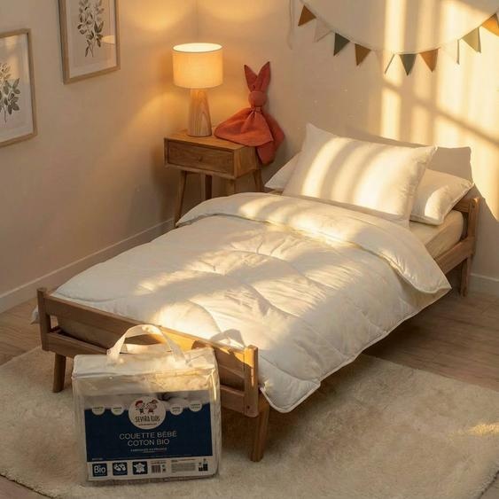 Couette Et Oreiller Coton Bio Fabriqué En France Blanc