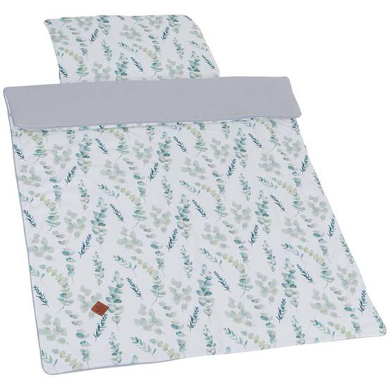 Couette Et Oreiller Enfant - Prêt À Dormir Eucalyptus Eucalyptus, Vert, Gris