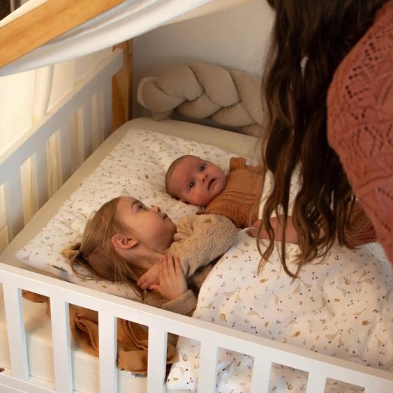 Couette Et Oreiller - Prêt À Dormir En Coton Sidonia Sidonia, Beige, Écru, Blanc