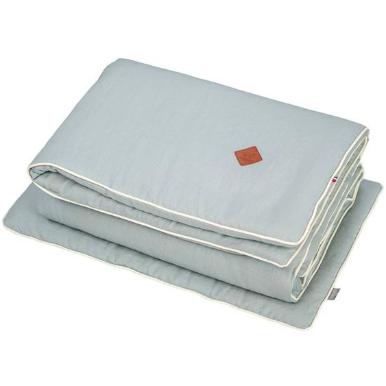 Couette Et Oreiller - Prêt À Dormir En Lin Vert De Gris