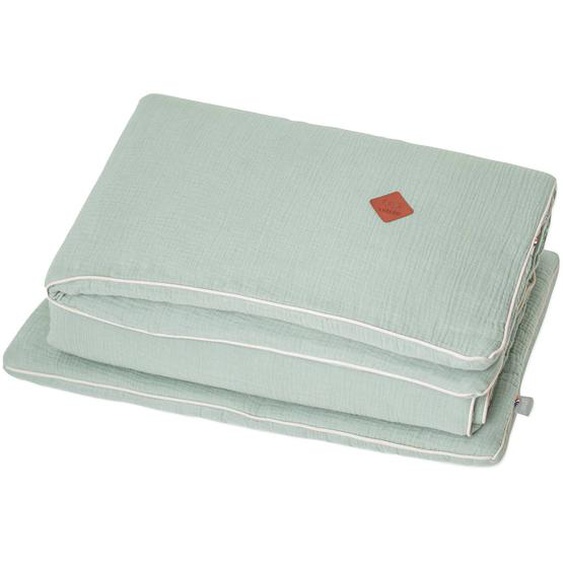 Couette Et Oreiller - Prêt À Dormir Jeanne Vert De Gris